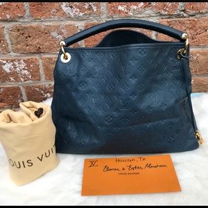 Authentic Louis Vuitton Artsy empreinte blue